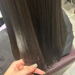 カット💇‍♀️ブリーチ無しカラー💜