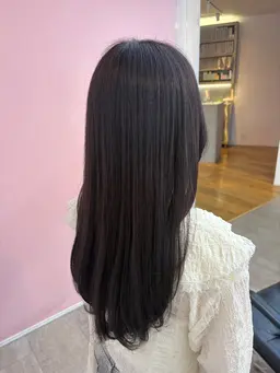 水素ケアカラー+レディース毛先カットモデル（ボブ​〜​ロング）🫧✨