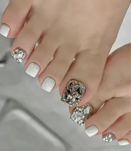 🎀フットネイルつけ放題(スードン、パーツ、パール、カラー、ラメ、アート🎨)