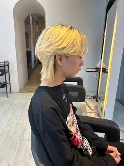 🇰🇷ブリーチリタッチ＋トリートメント⚠️リタッチ後カラーは別メニューまたは追加料金がかかります