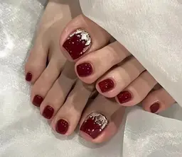 【Foot】親指2本アート