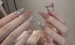 【オフ込み&オフなし】『長さだし10本』🎀画像持ち込みOK❗️ストーン&パーツつけ放題💎