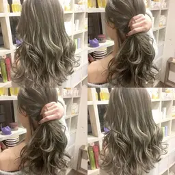 【女性限定】人気No.1外国人カラー➕3Dハイライトカラー➕トリートメント