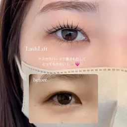 «新規様限定»韓国まつ毛🏳️⚧️パリジェンヌラッシュリフト🎀❕美容液コーティング付き