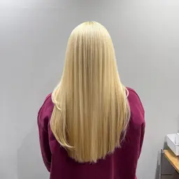 🦖ダブルカラー🦖全体ブリーチ➕透明感カラー➕CMCトリートメント