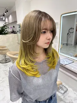 Wカラー+ケラチントtr