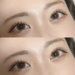 口コミ割 ブラックテイント付韓国ロッドまつ毛パーマ