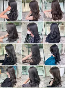 👑【超期間限定】👑【ブリーチなし透明感カラー】➕【トリートメント】ロング料金なし