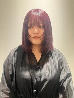 【秋限定🍇】ブリーチなしダブルカラー🍁ブリーチよりダメージ軽減され色味も綺麗に出せます💞