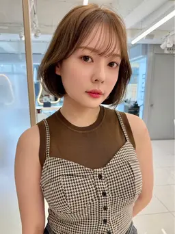💧前髪縮毛矯正×韓国カット🇰🇷