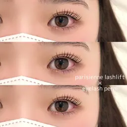 オーダーメイドまつげパーマ&下まつげパーマ（パリジェンヌ・ラッシュリフト可能です♡）¥9,480→¥8,980
