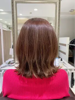 ⛑地肌をいたわる明るい仕上がりの白髪染めコース✨カット＋ハイライト＋地肌につけない白髪染め＋トリートメント