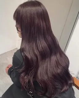 🌷【ブリーチなしWカラー】前髪カット＋透明感高発色カラー＋髪質改善プラチナトリートメント🌷