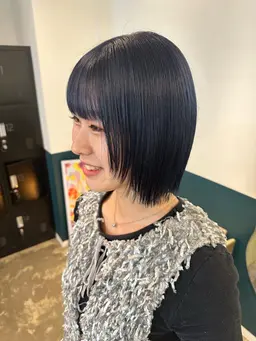 カット+透明感カラー+Aujuaトリートメント☁️