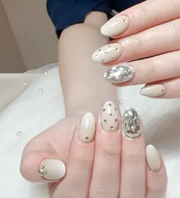 【チップ】ワンカラー➕埋め尽くし2本　￥8980円→¥7500円