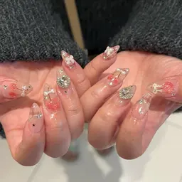 当日予約限定👩🏽‍🦱🧡長さ出し10本＋シンプルデザイン☮️