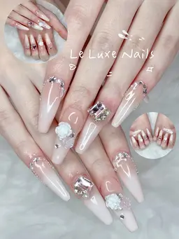 <チップ長さ出し>マグネットネイルorグラデーション orミラー(ワンカラー)120分