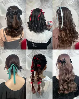 🌸🪷量産型hairset🎀💞チェキ会、推し活、サイン会、イベント、ライブなどに🌼【※口コミ記入必須)