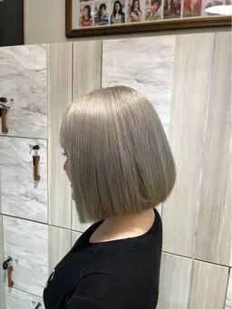 【透明感】【ケアブリーチ】✨ダブルカラー＋ケアトリートメント(ブリーチ込み)✨