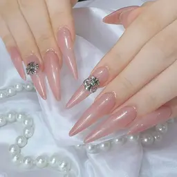 【HANDオフ無し】チップ長さだし10本+ワンカラーorラメグラデーション