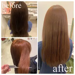 【ブリーチ無し】ライトナーで髪に優しいダブルカラー🐶