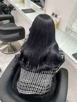 【🖤韓国🖤】黒染めを使わない🖤透明感暗髪カラー🖤