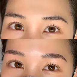 Christmas割🎄人気No.1👑骨格×理想が叶う✨【眉毛デザインWax+ラミネーション+間引き+メイク仕上げ】