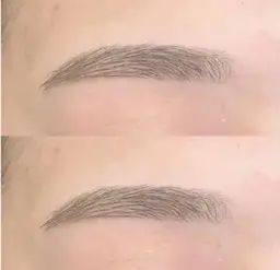 1/27新保:眉スタイリングモデル（ワックス、カット、間引き）