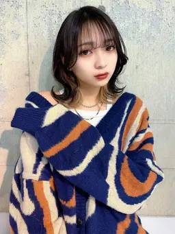 カット付き💁💎インナーカラー💎＋全体カラー＋補修トリートメント🌈（ブリーチ2回は＋3000円）