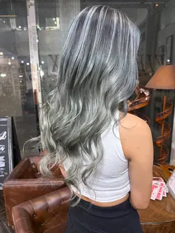 バレイヤージュ(ブリーチ込)