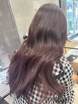 艶カラー+3step内部補修トリートメント✨