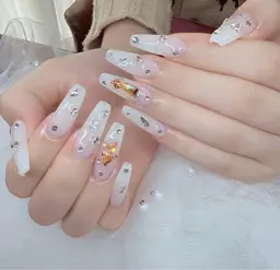 ケア＋チップワンカラ+10本簡単アート＋パ-シ