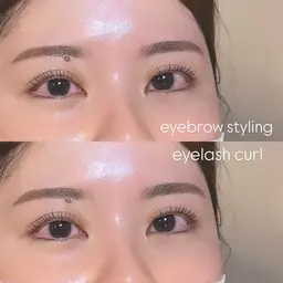 【平日限定】美眉スタイリング＋まつげカール（コーティング仕上げ）¥15,430⇨11,130