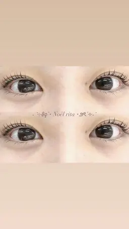 .˖⋆まつげパーマ ¥500 練習モデル♬✧*。