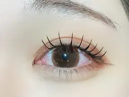 ✨透明感フラットラッシュプレミアムカシミヤ100本+高級コーティング✨ 自まつげ風なのに盛れる/マツエクの持ち◎