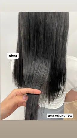 🧚‍♀️艶カラー＋5stepトリートメント🧚‍♀️