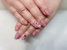 【ハンド】(オフ有)デザインアート付きコース