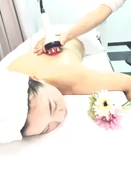 美脚or上半身or背面全体肩こり/背中二の腕お腹/脚表裏★話題のハイパーナイフアロマリンパ付DETOX90分10000円