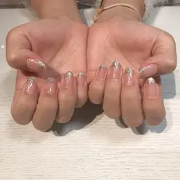 ハンドラメグラデーションネイルオフ込み5800円