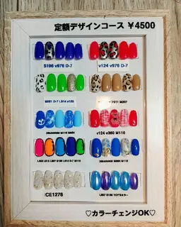 （オフなし）定額デザインコース4500円🧸💚パラジェル使用💚🧸