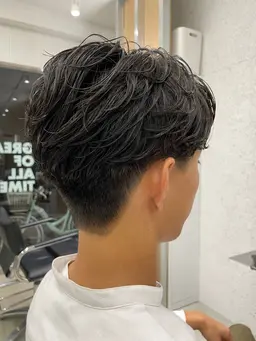 【メンズ限定】カット+パーマ+眉カット+シャンプー