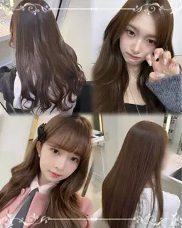 ‪🤎ブリーチなしの明るいカラー‪🤎