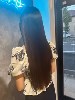【クセ解消】カット+高級髪質改善ストレート+フローディア