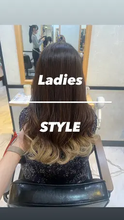 🎪〚グラデーションカラー〛カット+ブリーチ+部分カラー+3stepTR🎪