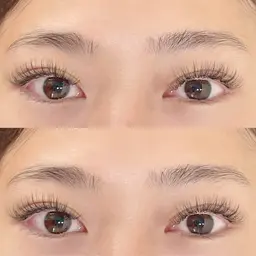 アップワード×フラットラッシュ120本💕 LC.LDカール＋550円カラーエクステ＋1100円でご変更可能‼️