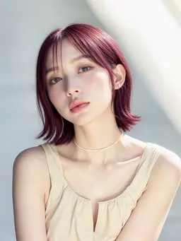 《1周年記念》似合わせカット＋艶カラー＋3stepトリートメント