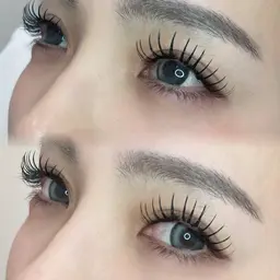 【驚異的持続力‼︎LEDエクステ】フラットマットラッシュ120本🪽ミニモ限定束感コーティング付き🎀🫧（他店オフ込）