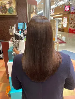 カット＋白髪ぼかしカラー＋4ステップトリートメント