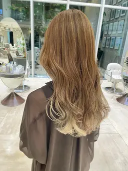 【グラデーションで作るダブルカラー】