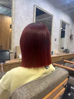 イルミナカラーorアディクシーカラー＋髪質補強トリートメント【ケアプロ（トリートメントの促進機）】